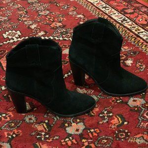 Joie Black Suede booties